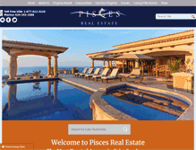 Tablet Screenshot of piscesrealestate.com